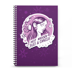 Γυναικεία Σκίτσα Ζώδια - Καρκίνος (Τετράδιο Σπιράλ)